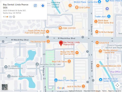 Get Directions to Bay Dental in Santa Ana, CA